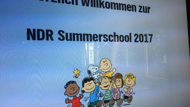 Countdown bis zur NDR-Summer School 2017