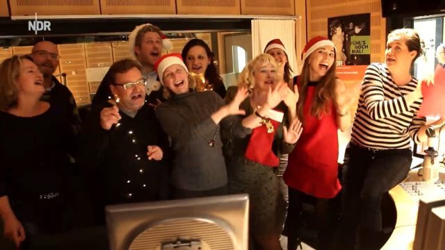 Weihnachtsdreh mit den NDR-Moderatoren!